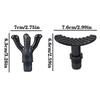 1Pcs Fascia Gun Massager Head Universal Type Massage Roller Back Massager Gun Massage Tool
