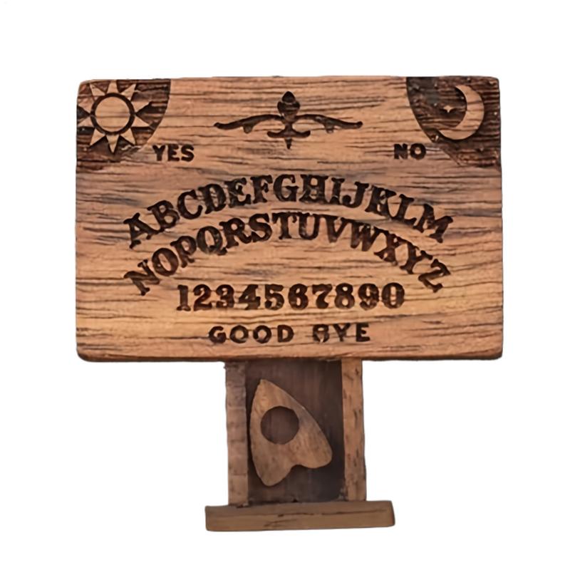 

Mini Ouija Board Retro Miniature Spirit Board With Drawer Wooden Handmade Talking Spirit Board With Planchettes Divination Tools france