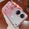 KADEM For Oppo A78 4G Case Mobile Phone Cover Rhinestone Flower Decor Phone Shell