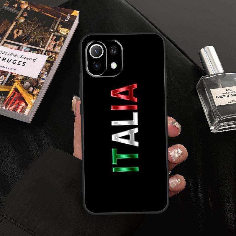 Italy Flag Case For Xiaomi 15 14 13 Ultra 11T 12T 13T 14T Pro POCO X7 Pro X3 X5 X6 F5 F6 M6 Pro Cover
