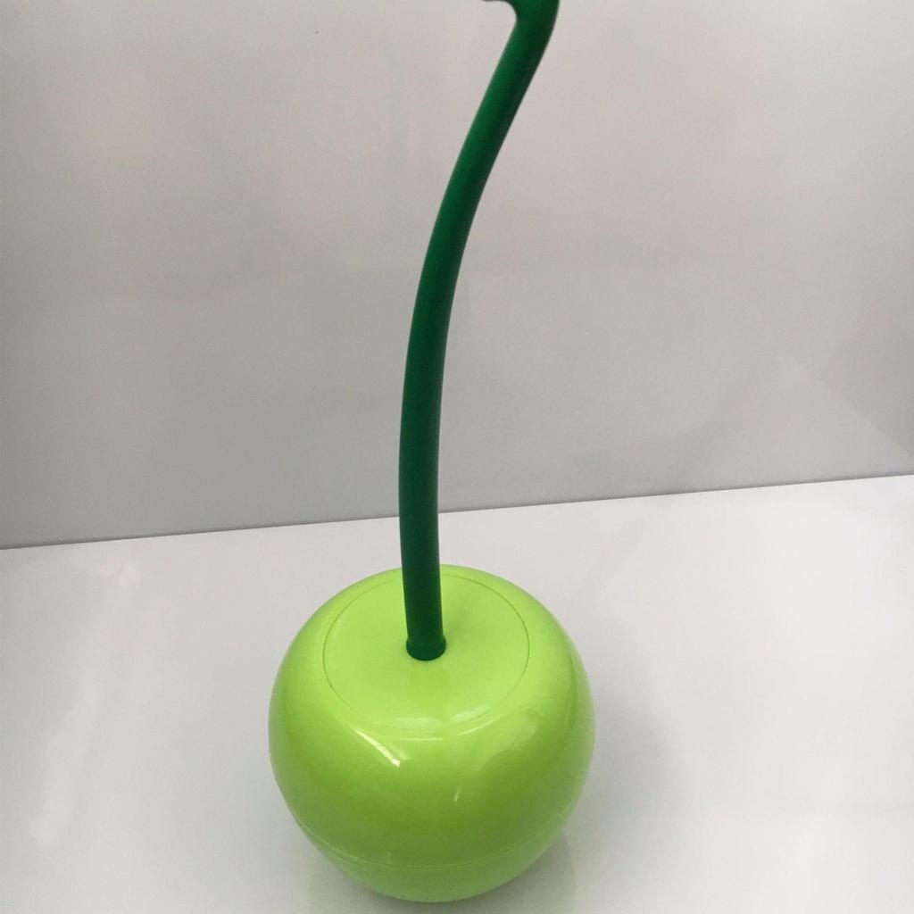 Kirschform Langer Griff Weiche Borsten Toilettenbürste Toilette Täglich Kreative Kunststoff Reinigungsbürste Toilettenbürste Werkzeuge