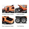 2024 New 1/32 Alloy Diecast Model Car 8x8 ATV Metal Vehicle Car Model Sound and Light Simulation Collection Gift Children Toy