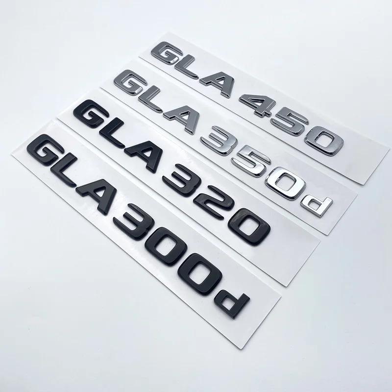 3D ABS Letters Emblem Badge for Mercedes-Benz GLE250d GLE300d GLE350d GLE400 GLE450 4Matic Car Styling Trunk Nameplate Sticker