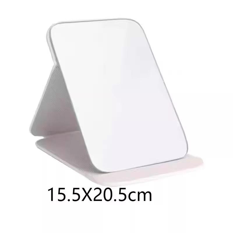 Portable Foldable Makeup Mirror - High Definition, Desktop, Available in Various Sizes for Student Dormitory or Home Use