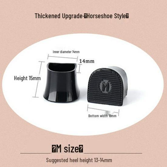 Silent Anti-Slip Heel Covers - Wear-Resistant Stiletto Accessories & Replacement Pads