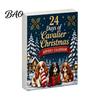 Acrylic Christmas Tree Decorations 2026 Dog Advent Calendar, 24 2D Puppy Ornaments Countdown Pet Themed Holiday Gifts Cartoon Festive Pendants