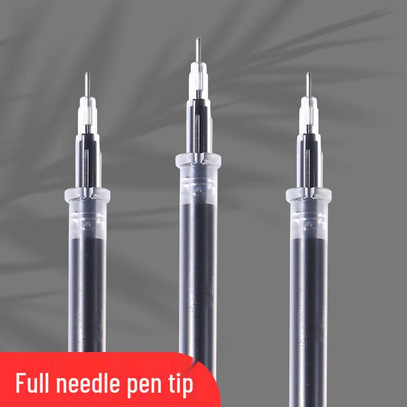 M&G 0.2mm Needle Tip Black Gel Pen Refills