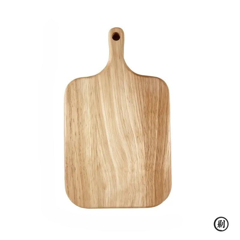 

Wooden Cutting Board with Handle Kitchen Household Serving Board Wooden Cheese Board Charcuterie Board for Bread Fruit Plates