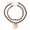 Temperament Velvet Chain Small Fragrance Retro Love Versatile Double-layer Necklace