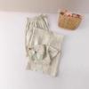 Tie-dye Wide-leg Pants Women's Spring and Summer Thin New High-waisted Loose Ice Silk Cotton and Linen Yamamoto Pants