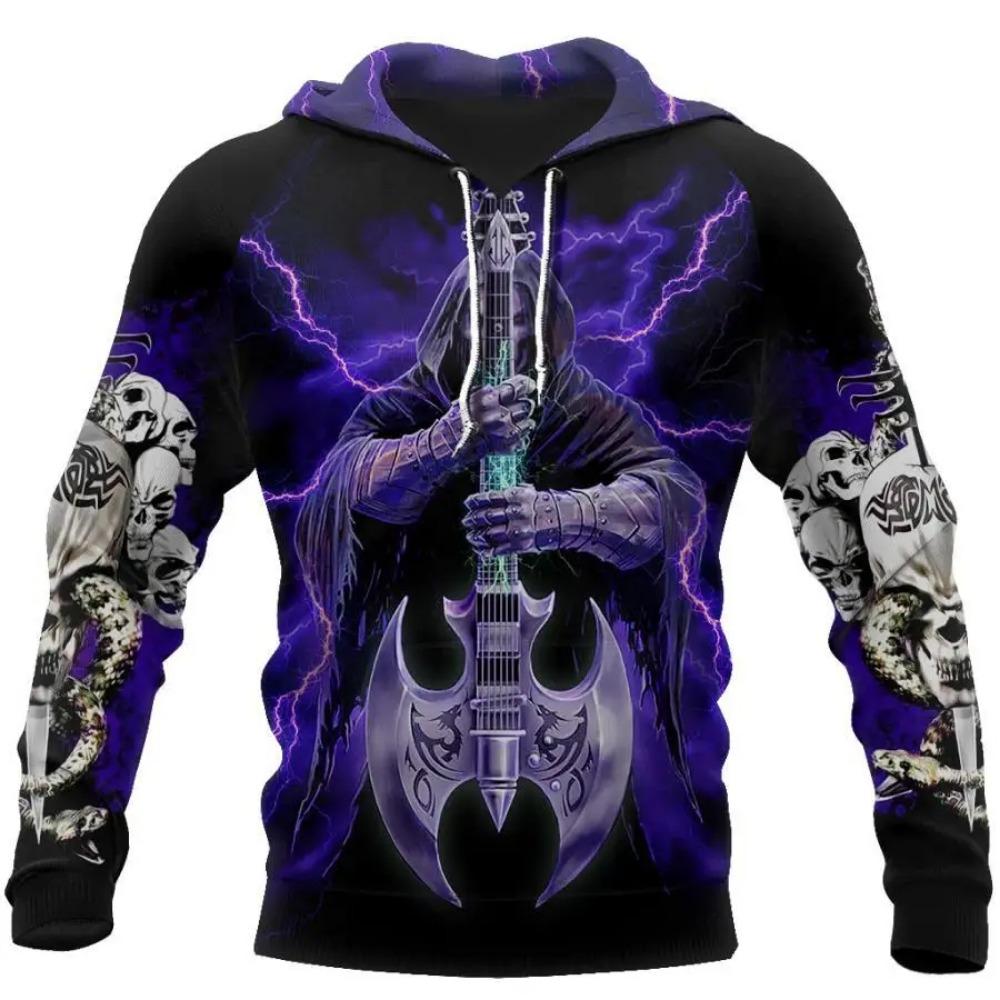 Nueva Sudadera con Gráficos de Calaveras para Hombre Sudaderas 3D Moda Unisex Invierno y Otoño Hip Hop Ropa Casual Oversize