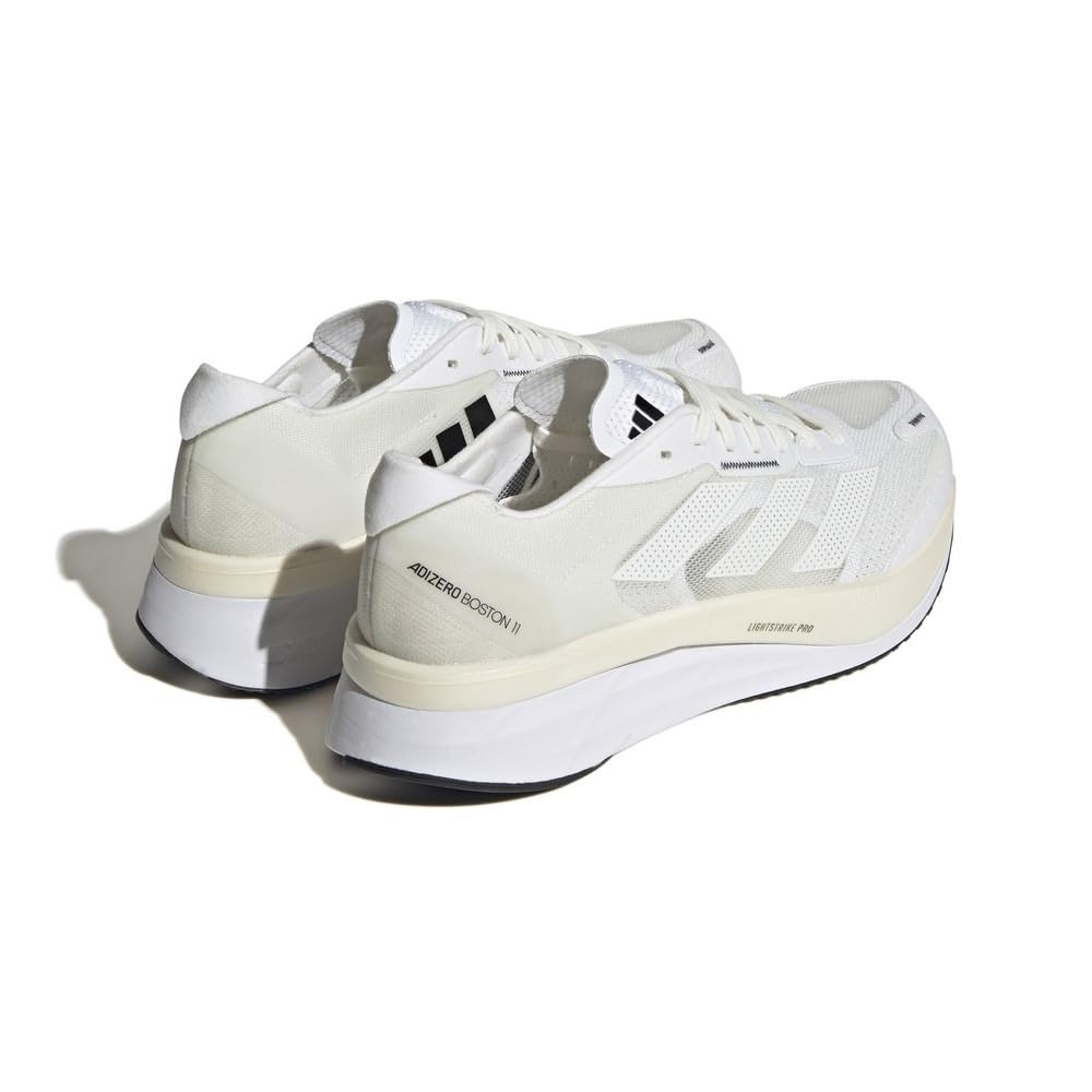 Adidas Adizero Boston 11 Running Black Size cm Men's Shoes, LWE89, Non-Dyed/Footwear White/Core (GY2586), 26.0