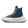 Converse Run Star Legacy Canvas Comfortable and Versatile High-Top Lifestyle Casual Shoes Unisex Purple and White