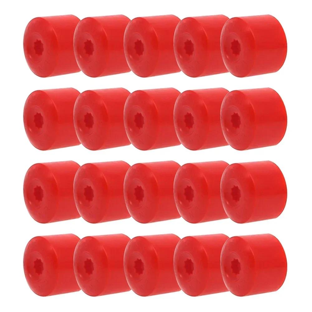20Pcs for VW Tiguan Golf MK5 Passat B7 Wheel Tire Hub Cap Nut Bolt Cover Rim Tyre Screws Plugs Studs Car Decorations Accessories