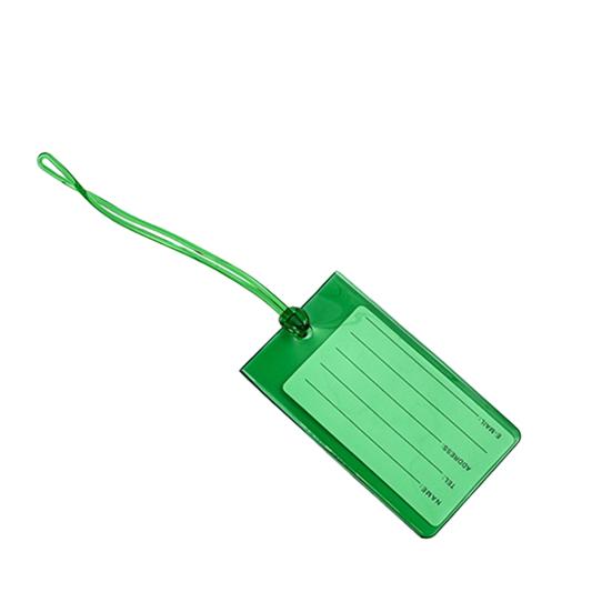 1/6Pcs Luggage Tag Colorful Flexible Suitcases Tag Waterproof Name ID Labels Tear-resistant Luggage Identifier for Travel