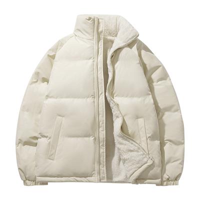 Baumwolljacke Herren Herbst und Winter Plus Samt Warm Stehkragen Baumwolljacke Baumwolljacke Herren Freizeitjacke Übergröße Kälteschutzkleidung