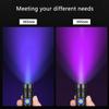 2pcs UV Flashlight 365nm & 395nm for Detecting Pet Urine Stains Curing Resin