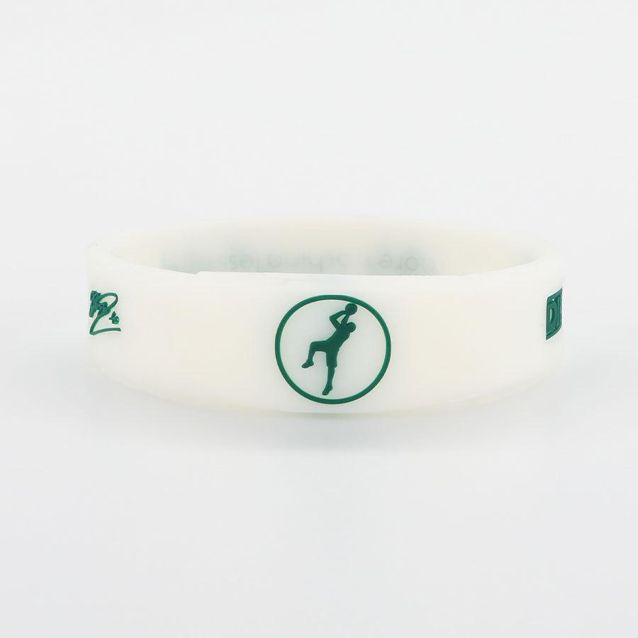 NBA Luminous Silicone Bracelet: Curry, Durant, James, Irving Edition, 20cm Snap Closure.