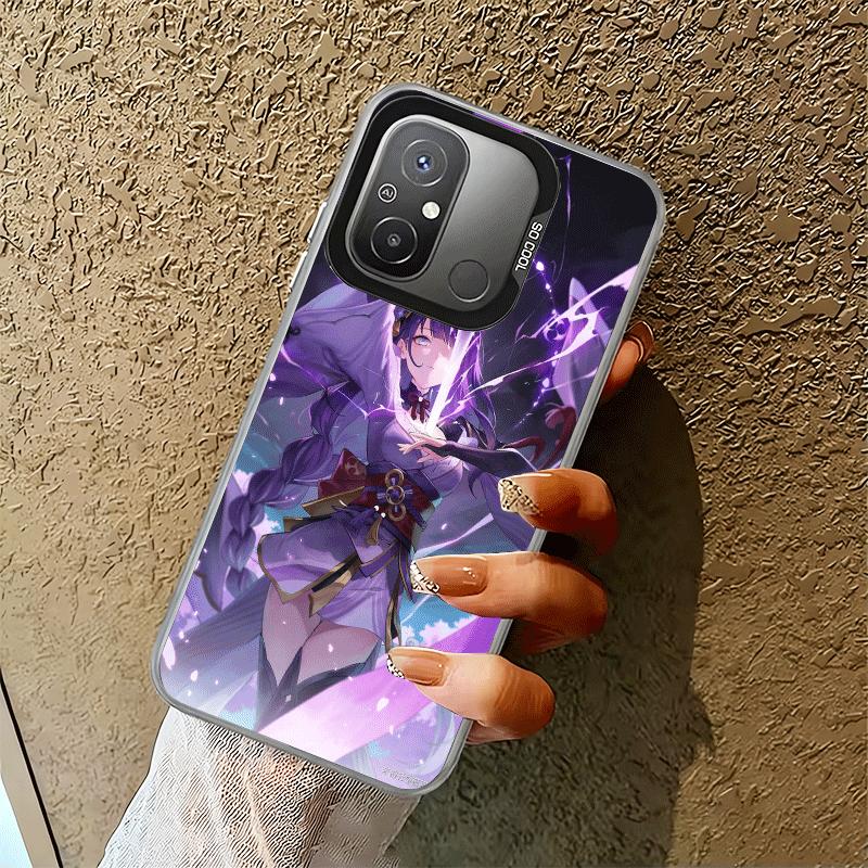 Genshin Impact Raiden Shogun Soft Phone Case for Xiaomi Redmi 15C 15 14C 13C 12C Poco X5 X6 X7 Pro X3 F8 F7 Ultra M8 13 12 Cover