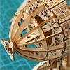 3D Wooden Airship Puzzle Mechanical Model DIY Assembly Creative Gift For Adults Kids Unique 3D Puzzle Toy Mask Collectible