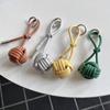 Elegant Ball Keychain Versatile Leather Phone Lanyard Bag Charms Pendant Car Key Ring Backpack Decoration Accessories Gifts