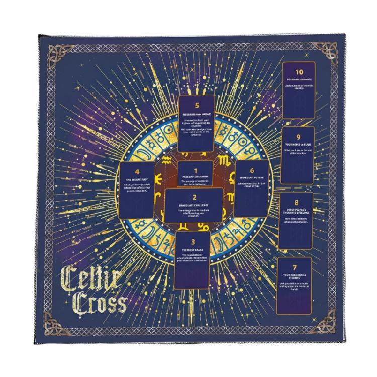 Divinations Tablecloth Reading Card Astrologys Tarots Cards Tablecloth Altars Cloth Divinations Board Game Accessories