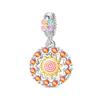 S925 Silver Summer Travel Cocktail Charm Pendant Handmade DIY Beaded Jewelry Accessories