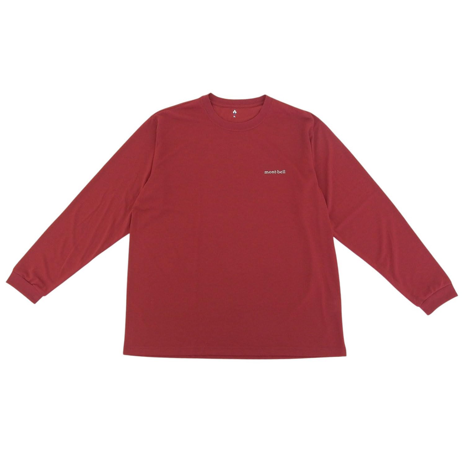 montbell wickron long sleeve t-shirt men s wine red l