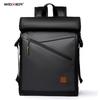 WEIXIER Spring New Fashion Men's Business Backpacks PU Waterproof Wear-resistant Large Capacity Rucksack Top Expandable Travel Computer Bag for Male