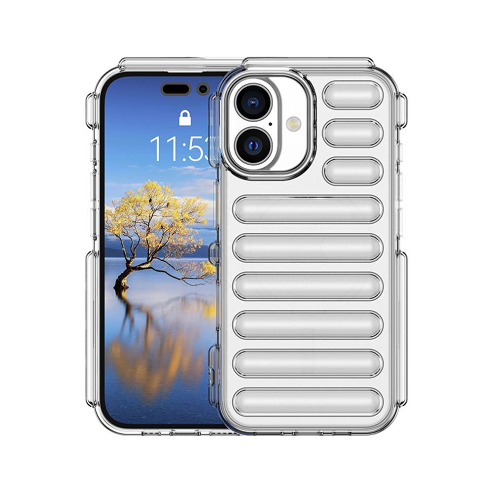 Air Cushion Capsule Shockproof Phone Case For iPhone 16 15 14 11 12 13 Pro Max X XR XS Armour Protective Back Cover for Apple 15