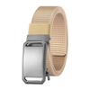 Men's Automatic Buckle Belt Trendy and Versatile Punch-free Men's Belt Military Training Jeans Braided Trousers Belt Canvas
