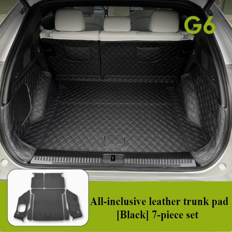 Fit For Xpeng G6 2023 2024 Leather Trunk Mat Fully Enclosed Special Tailgate Mat Tailgate Protective Mat Xiaopeng G6 parts 7HD