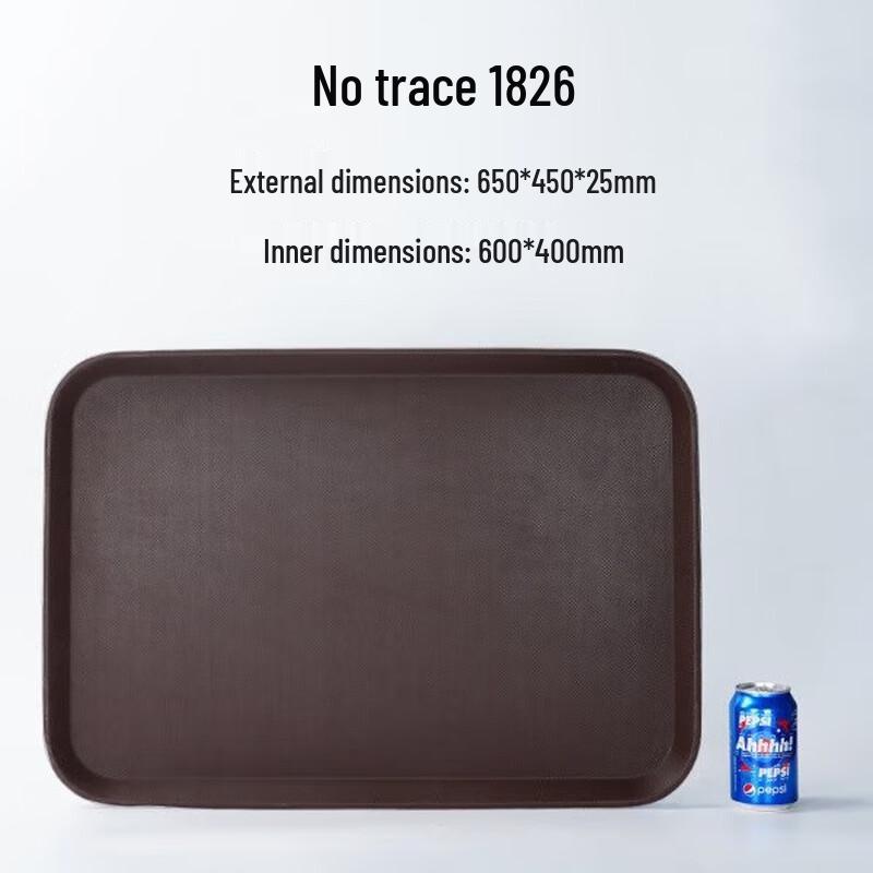 Durable Non-slip Rectangular Serving Tray
