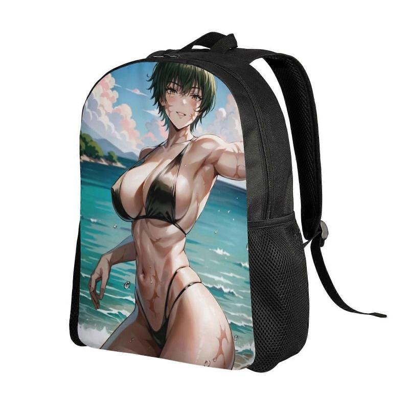 Zenin Maki Anime Backpack Cartoon Travel Bags 3D Printed Casual Daypacks-SYS569