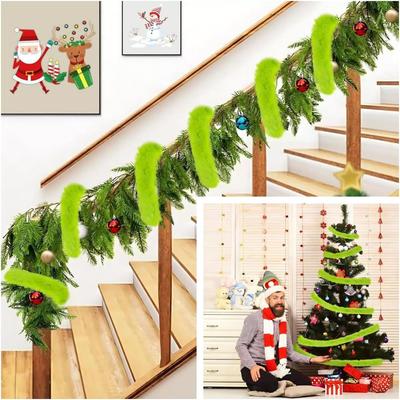 Weihnachtsbaum Fellband Schleife Party Dekorationszubehör Weihnachtsdekorationszubehör verstärken Die Fröhliche Atmosphäre