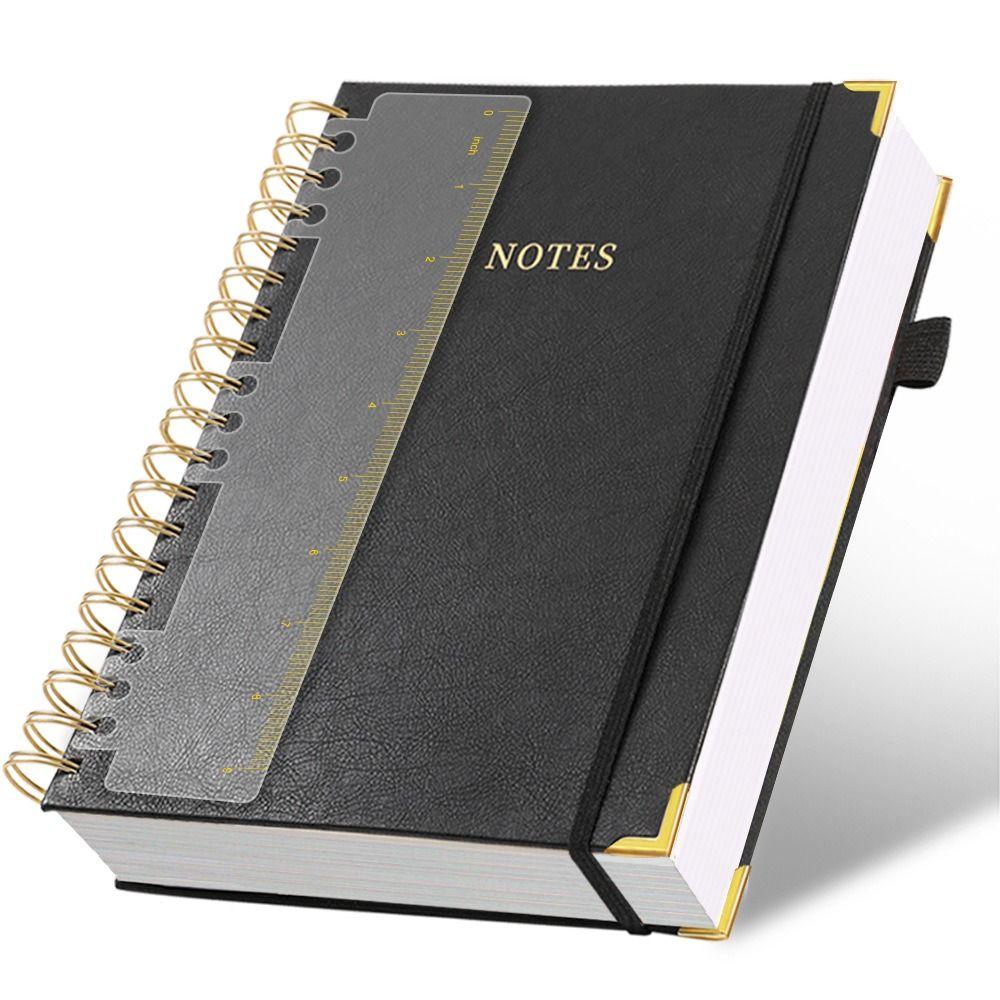 300 Pages Business Notebook Thick Paper Paper Journal Portable Twin Coil Binding  Office Use
