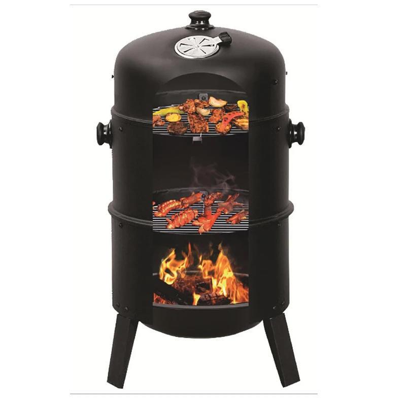 Grătar cu cărbuni 3 în 1 Afumătoare Grătar Grătar de grădină Barbacoa de Cărbuni Ustensile bbq