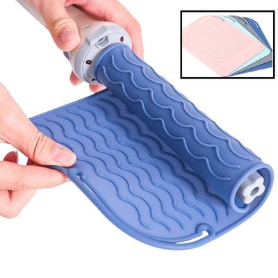 Multifunctional Silicone Heat Resistant Insulation Pad Insulation Mat For Hair Straightener Heat Curling Stick Curler Flat Irons