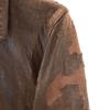 Lawton 40s Vintage U-shape leather jacket 34 Brown TALON ZIP Men's Used