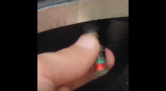 1 st Auto däcktrycksövervakningsventil Stamlock Sensor Indikatoröga