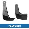 Mud Flap Splash Guard with Mount Accessories Front & Rear Side Mud Guard for Toyota Corolla 9th Gen 2003-2008 (Set of 4)