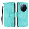 For TECNO Camon 40 Premier 5G Leather Case Wallet Stand Smile Imprinted Phone Cover with Strap