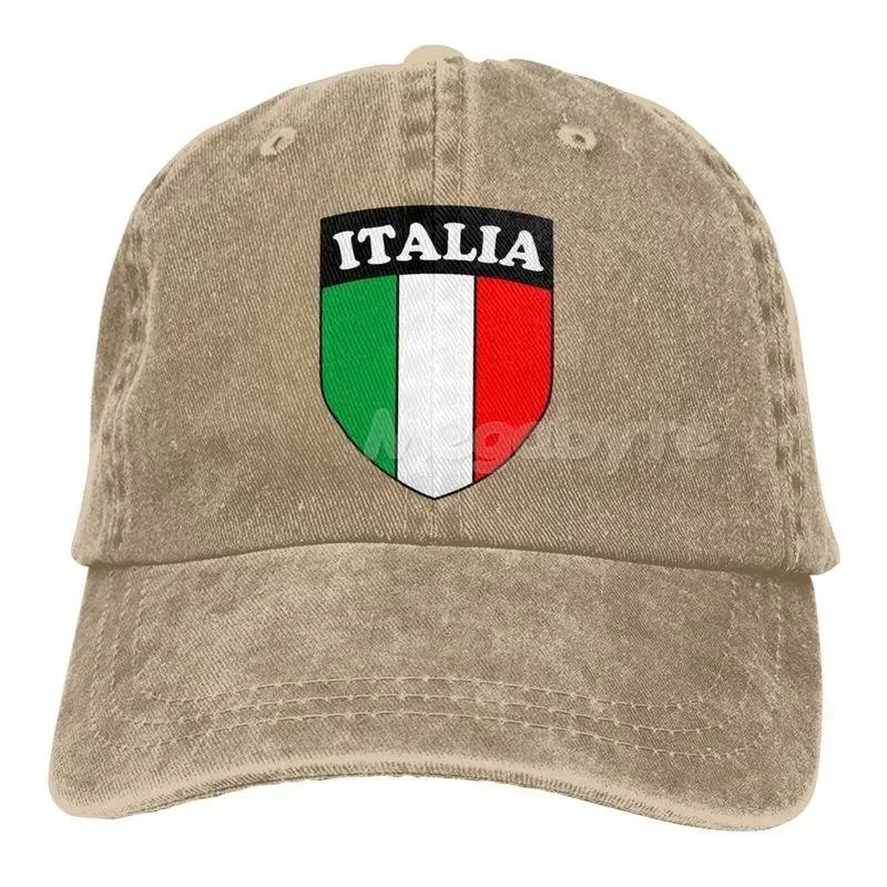 Itálie Itálie Italská vlajka Sendvičová čepice Unisex Nastavitelná Baseballová čepice Klasické Omyvatelné Kovbojské klobouky Klobouk proti slunci Venkovní kšiltovky