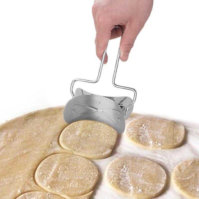 Acciaio Inossidabile Grande Macchina Tagliapasta per Ravioli e Cerchi di Pasta, Rulli, Taglierini, Utensili per Arrotolare, per Cucina, Torta, Pizza, Pasticceria