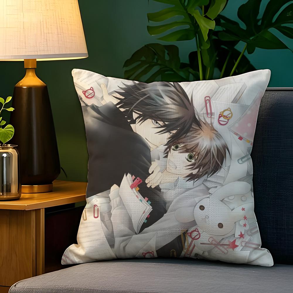 Comic Anime PCSekaiichi HatsukoiS Pillow Case Natural Linen Pillow Case DoubleSided Decor Sofa Pillowcase Home Decor
