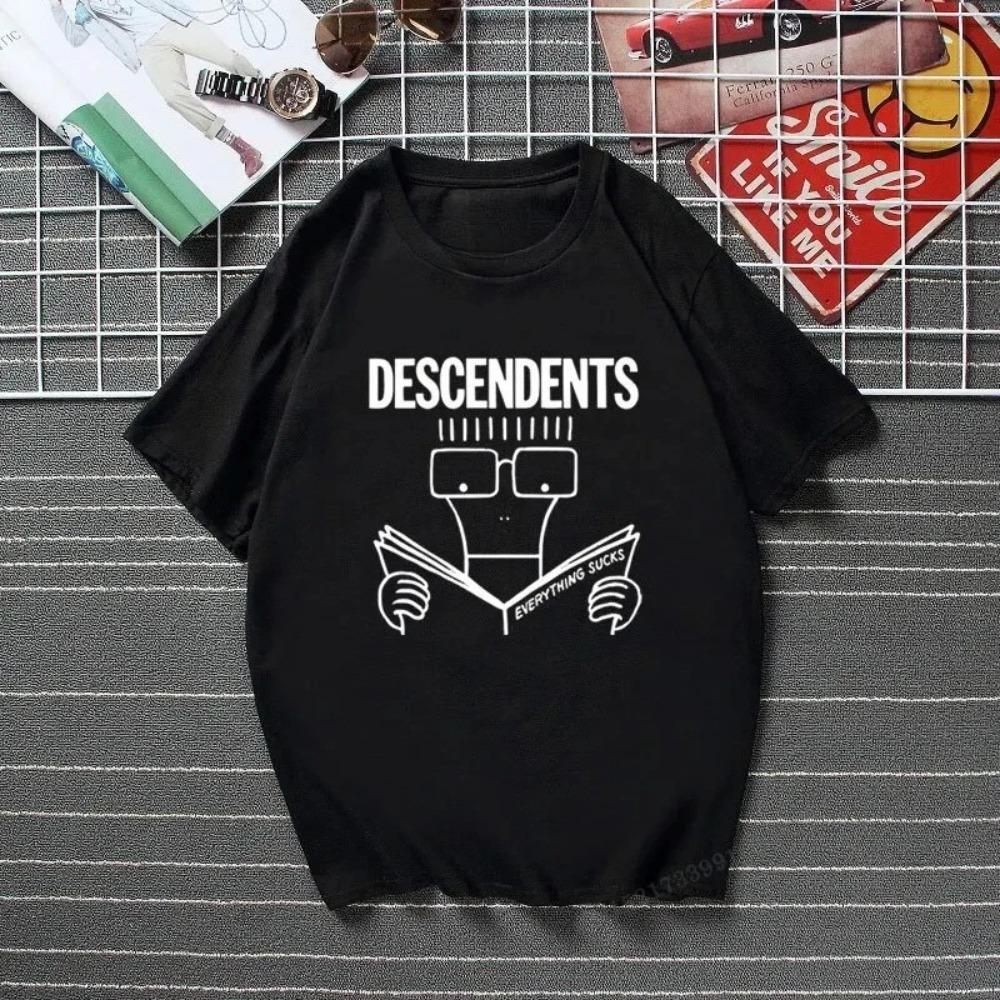 

Descendents Everything Sucks Funny Tops Tees Tops Streetwear Fashion Camisetas Camisas Women s Tees Graphic T Shirts Y2K Top XXXXXL чёрный