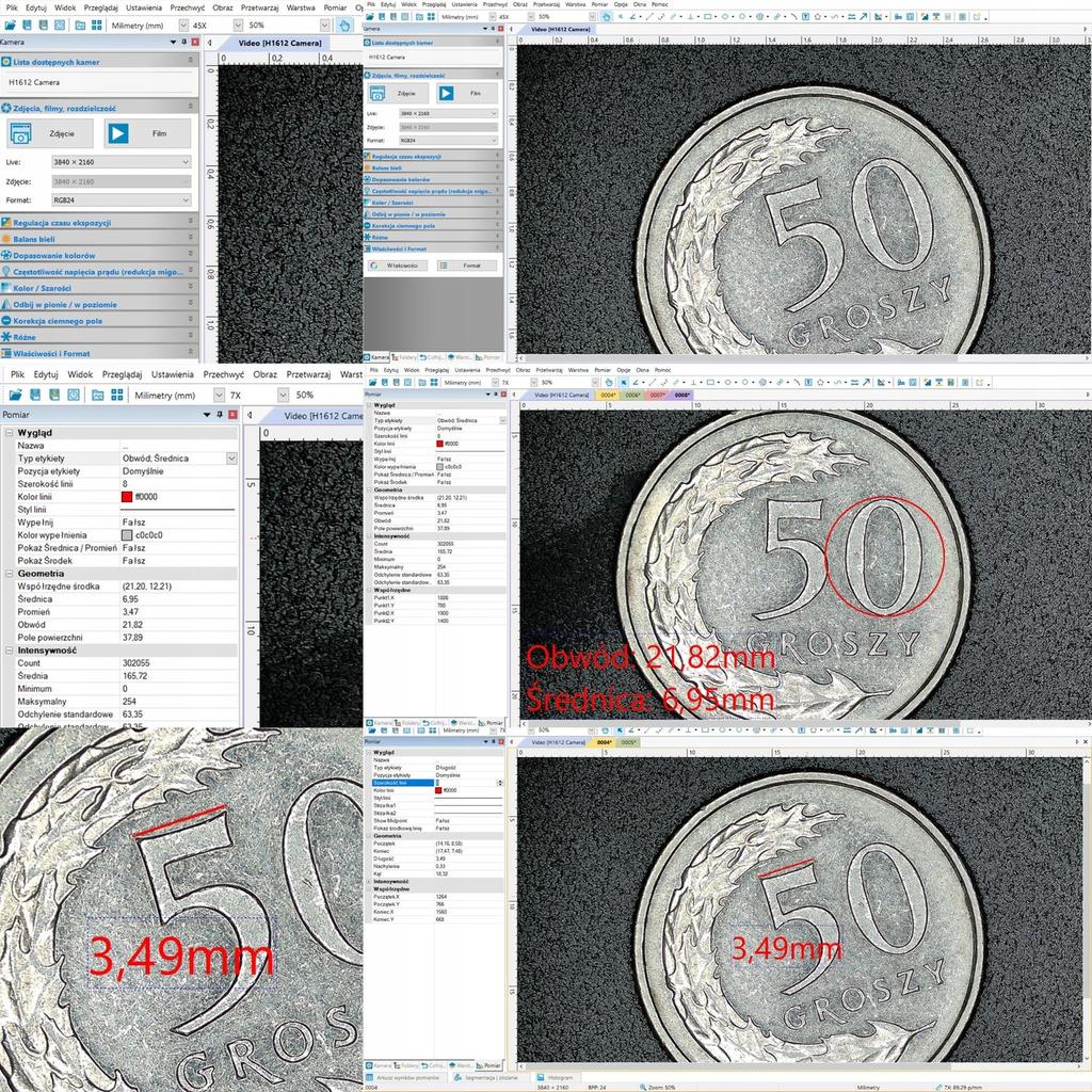 Rosfix Mikroskopický set Earth Pro MCEP-0.5X – Vysoká kvalita optiky | Zoom 7x-45x | Nastavitelný 56xLED osvětlovač a kamera Tucana