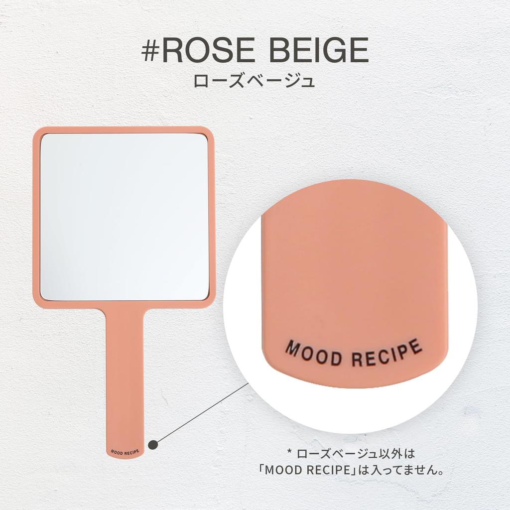 3CE Square Hand Mirror Rose Beige