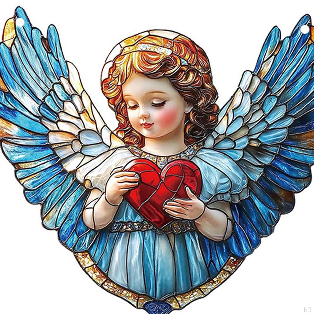 Angel Hanging Ornament Valentine's Day Sign Couples Love Decoration Indoor Pendant