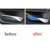 Blue Titanium For BMW 3 4 Series Car Inner Door Handle Frame Cover Trim 2013-19